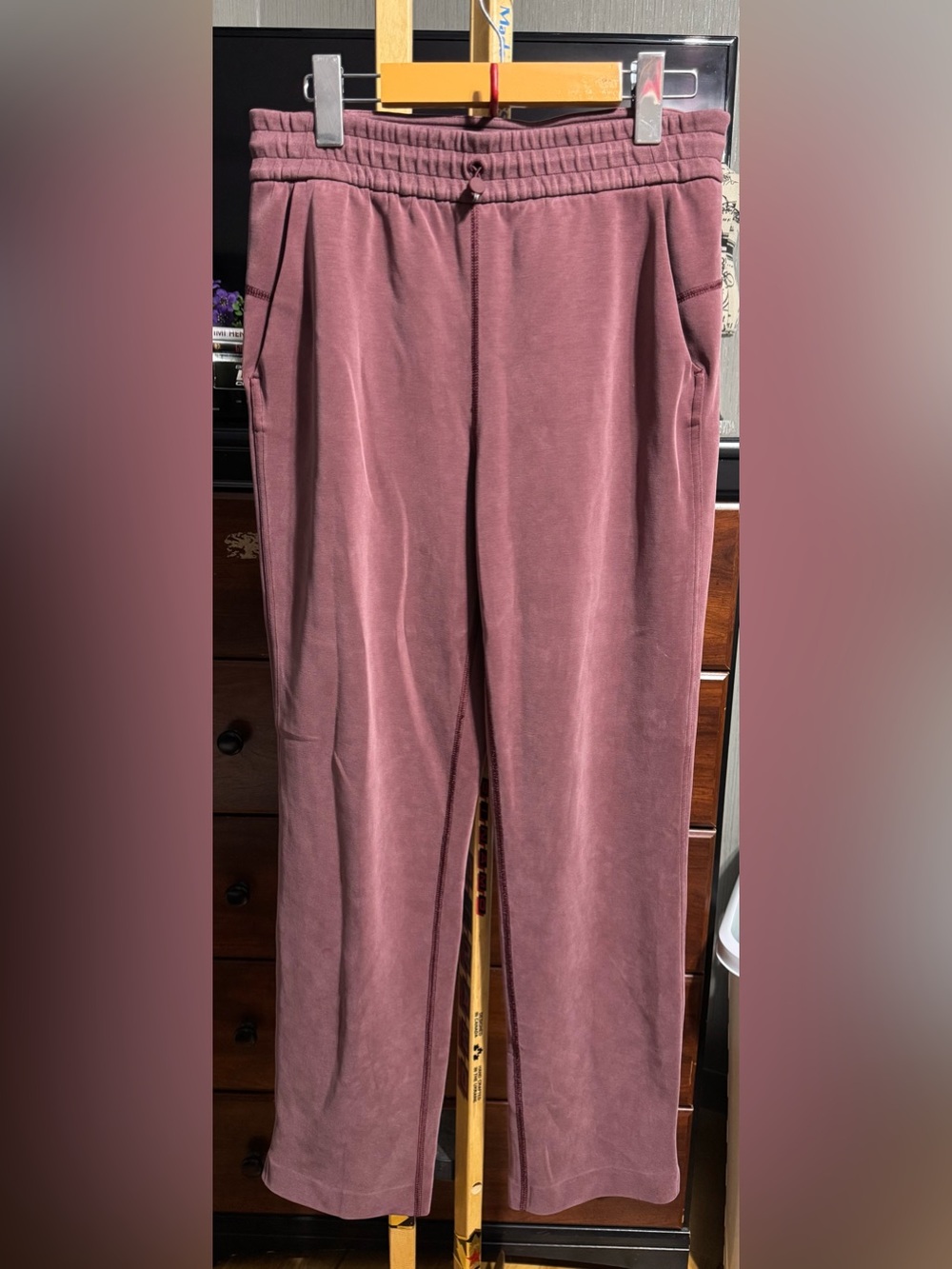 Stain! Read description! Lululemon Softstreme Straight Leg Pants Size 6